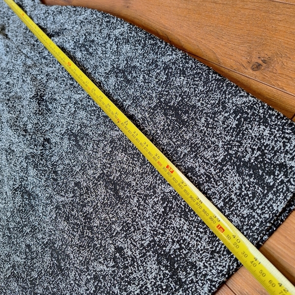 Betsey Johnson Black & Silver Shimmer Dress Sz 10 - Picture 5 of 14